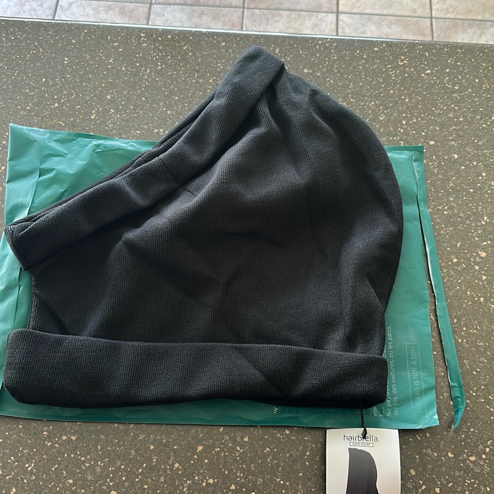 New Hairbrella Satin Lined, Waterproof Infinity Rain Scarf Hat